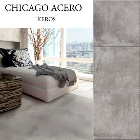 KEROS CHICAGO ACERO 60x60
